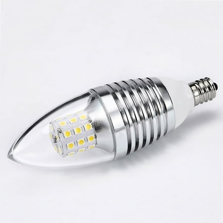 - 7W Dimmable LED Filament Candle Light Bulb,E12 Candelabra Base Crystal Light Bulb
