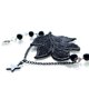 thumbnail image 3 of Joyería Brazalete de Múltiples Hoja En Pentáculo Capas Retro para Fiesta Zulema  Negro Pulsera cordón de la hoja, 3 of 4