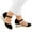 Black, variant on Sandals for Women Espadrilles Closed Toe Ankle Strap Dressy Shoes Comfortable Platform Wedge Footwear
