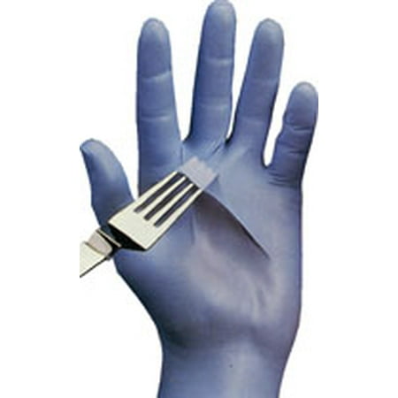 Best N-Dex disposable nitrile Glove 4 Mil Powder Free (100 per Box) Size (Best Powder For 7.62 X54r)