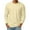 Beige_OO19^915, variant on Fabrcox Fall Spring S-3xl Mens Shirts Casual Crew Neck Solid Color Trendy Long Sleeve Basic Tee Casual Lightweight Pullover T-Shirt Pink 2XL