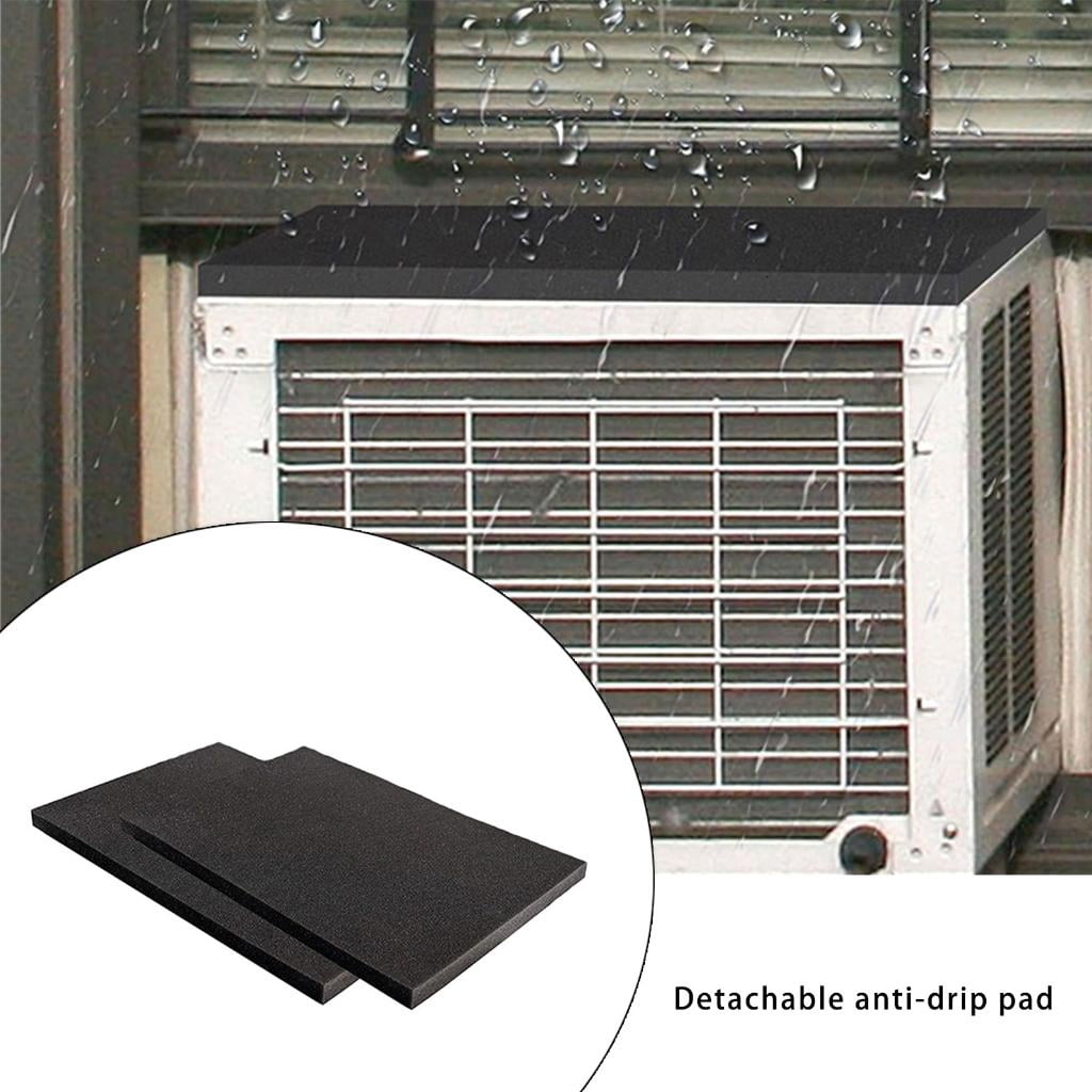 Rvaymup 2 Pack Magnetic Air Conditioner Drip Pad Stops Noise Movement For Window AC Unit