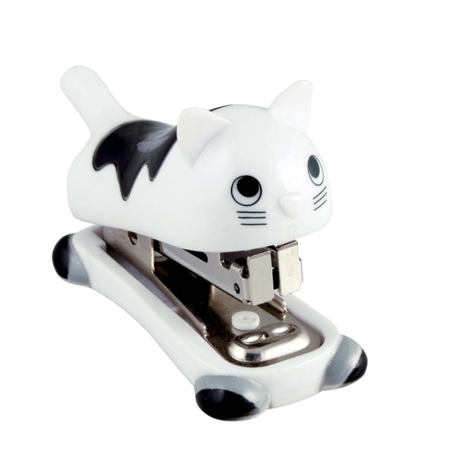 Cosa Nova Agrafeuse pour Petit Chat Blanche Détaillée Brillante