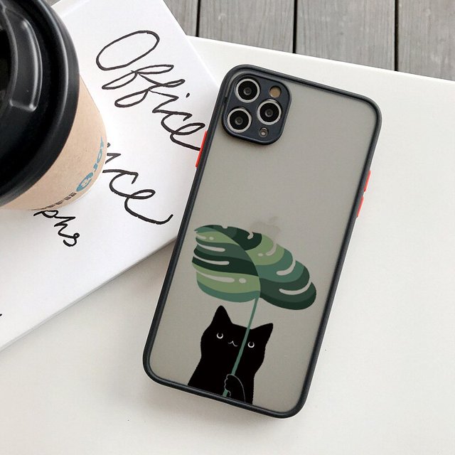 Funda de teléfono de gato de varios estilos para iPhone 13, 12, 11, 14 Pro Max, 12, 13 Mini, 14 Plus, SE 2020, 8, 7 Plus, X, XS, XR, fundas traseras a prueba de golpes