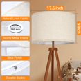thumbnail image 3 of Lamp Shade OUTON, tambor grande para lámparas de pie, color beige, 44 x 23 cm, 3 of 8