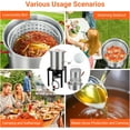 thumbnail image 5 of Yesurprise Turkey Fryer 30 QT Cooker Set and 10 QT Kit 50000 BTU Outdoor Propane Deep Fryers Aluminum Turkey Deep Fryer and Propane Burner Kit Outdoor Deep Fryer with Burner Stand, 5 of 7