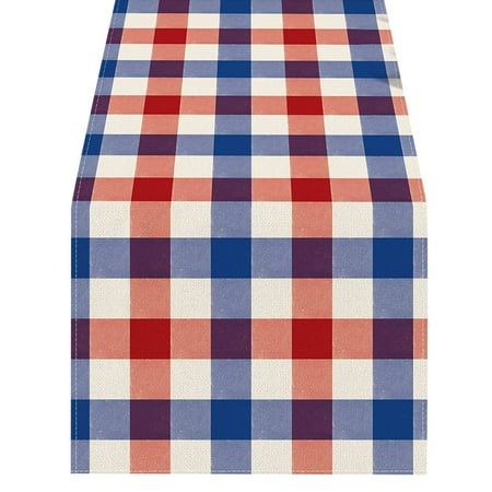 

Independence Day Table Runner Holiday Print Vintage Independence Day Decoration Tablecloth Home Decor