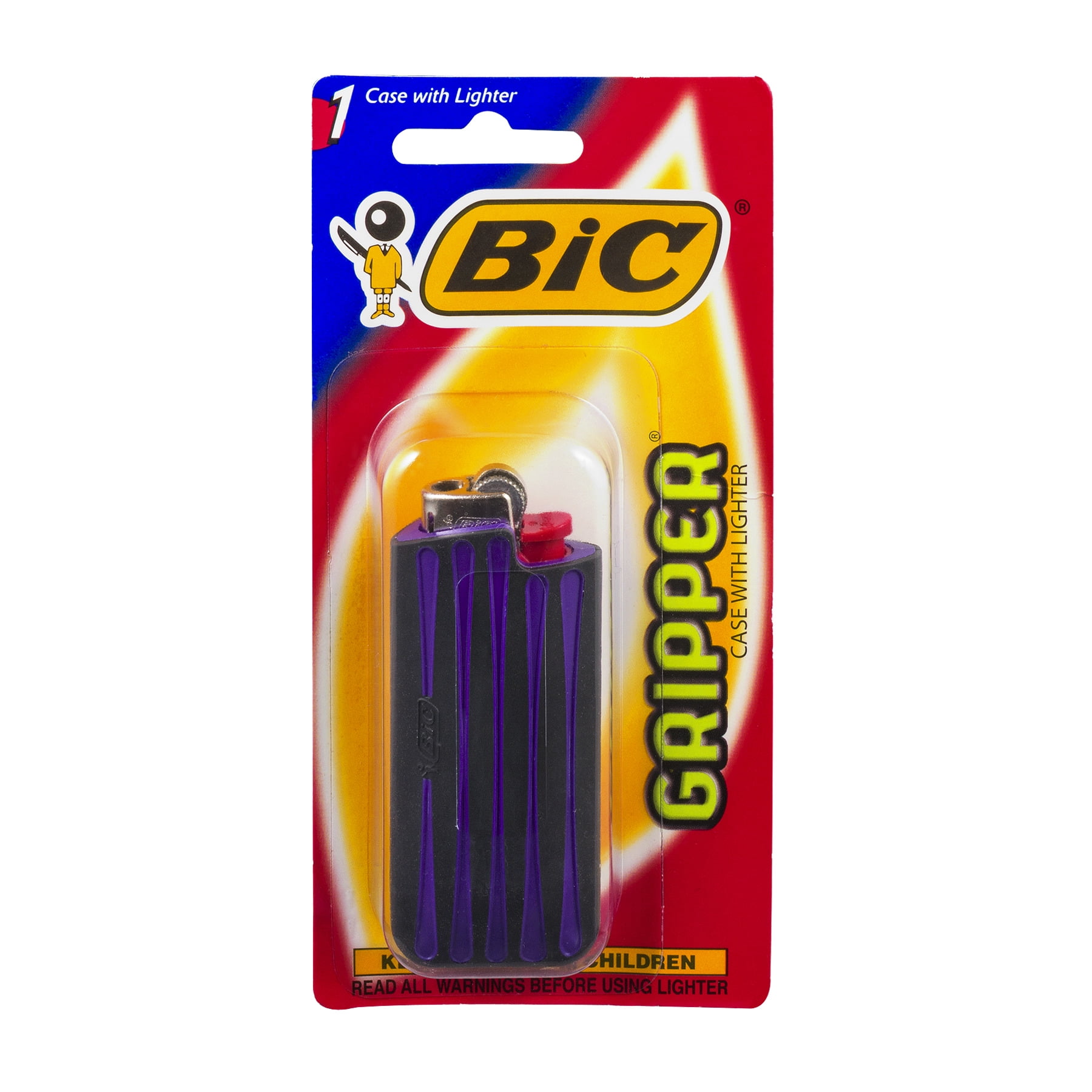 Bic 1pk Gripper Case Lighter