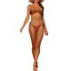 thumbnail image 2 of Conjuntos de bikini de anillo O sin tirantes de 2 piezas INSPIRE CHIC traje de baño L Marrón, 2 of 5
