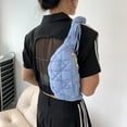 thumbnail image 3 of Quilted Crossbody Sling Bag Puffer Crossbody Fanny Pack Waist Bag Nylon Puffy Shoulder Bag Quilted Padding Crossbody Purse for Women, 3 of 6