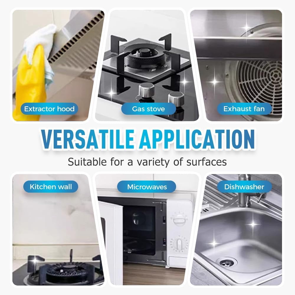 Spray Splash Cleaner, 2026 New Upgraded Multi-Purpose Splash Foam Spray for Kitchen Countertop and Oven Cleaning