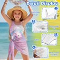 thumbnail image 6 of Jiueut Axolotl Print Girls Swimsuits with Mesh Cover Up Cut Out Bathing Suit for Girls Summer Swimwear with Adjustable Straps, 6 of 7