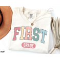 thumbnail image 1 of Comfort Colors® First Grade Teacher Shirt, 1st Grade Teacher Shirt, 1st Grade T-Shirt, Fir - Pepper - XL, 1 of 4