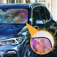 thumbnail image 3 of Rainbow Butterflies Car Windshield Sun Shade Foldable Car Front Window Visor Heat and UV Protection 57x31.5, 3 of 8