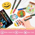 thumbnail image 2 of 18 Acrylic Paint Markers Set, 1MM Fine Tip, Water- Based Ink, Paint Pens for Rock Painting, Stone, Ceramic, Glass, Wood, Canvas, for Kids, Adlut and Beginner Coloring Books, Drawing Painting, Writing, 2 of 8