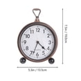 thumbnail image 2 of HLONK Horloge de Bureau Vintage Table Rabattable Intérieure Silencieuse Style Européen, 2 of 8