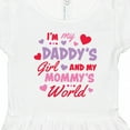 thumbnail image 4 of Inktastic Valentine's Day I'm My Daddy's Girl and My Mommy's World Girls Toddler Dress, 4 of 5