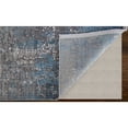 thumbnail image 4 of Feizy Cadiz Modern Abstract, Blue/Gray/Silver, 2' 2" x 3' 2" Accent Rug, Sheen, Area Rug for Living Room and Bedroom, 4 of 8