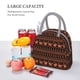thumbnail image 5 of Easygdp Vintage Pumpkin Pattern Bolsa de Almuerzo Insulada Grande, Forro de Aluminio, Diseño Espacioso, a Prueba de Fugas, Ideal para Trabajo, Picnics, Viajes y Actividades al Aire Libre, 5 of 6