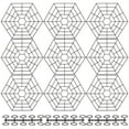 thumbnail image 1 of EeaseCA 10PCS Six Angle Fish Protectors Fish Pond Nets Plastic Fish Guards Professional Pond Mesh for Home Shop, 1 of 8