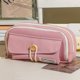 thumbnail image 1 of Button Cotton Rope Cute Pencil Case Large Opening And Large Capacity Canvas Stationery Bag Student Learning Supplies Storage Bag Pencil Case Female DIY Cosmetic Bag Convenient Travel Handbag, 1 of 5