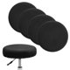thumbnail image 1 of Uxcell 4-Pack Fundas Redondas para Taburetes de Bar, para Cojín de Taburete de Terciopelo Lavable de 12-14 Pulgadas con Bandas Elásticas [Negro], 1 of 7
