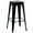 Black, variant on Basicwise 30-inch Backless Metal Bar Stool Stackable Heavy-Duty Counter-Height Chair for Home Bars Patios Kitchen Islands Cafes Restaurants Bistros and Dining Areas for Indoor & Outdoor Use, Yellow