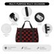 thumbnail image 4 of Balery Red Beautiful Lips Bolsa de Gimnasio para Mujeres, Bolsa de Viaje con Bolsillo Húmedo, Bolsa de Fin de Semana para Mujeres, Bolsa de Viaje Resistente al Agua, 4 of 7