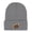 Gray, variant on Realistic Super Bowl Football Embroidered Acrylic Knit Beanie, Soft Stretchy Daily Matching Hat, Perfect Unisex Gift for Men & Women