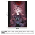 thumbnail image 3 of Horror Blanket Movie Flannel Throw Blankets Soft Pile Cozy Plush Throw Blanket for All Seasons, 3D Printed Warm Blanket for Sofa Beds Home Decor, 3 of 10