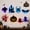 8PCS, variant on 2026 New Halloween LED Wall Lights, 3D Light-Up Bat Silhouette Decorations, Spooky Indoor Wall Decor for Bedroom, Living Room, Hallway and Halloween Party, 8PCS