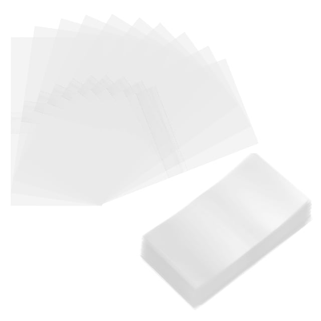Uxcell 400Pcs Banda de Encogimiento Perforada Clara, 89x50mm Envoltura de Calor para Botellas y Tarros que se Ajusta a un Diámetro de Tapa de 52-55mm, Sello para Tarros de Botellas de Tubo de Goteo