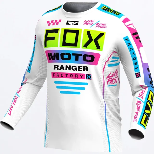 2024 Racing Downhill Jersey Mountain Bike Motorcycle Cycling Crossmax Shirt Ciclismo Clothes for Men MTB Jersey MX Ranger Fox DH guichen