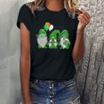 thumbnail image 2 of Blusas sueltas casuales con estampado interesante y cuello redondo para mujer Fridja bn1568, 2 of 6