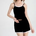 thumbnail image 3 of Cameland Mode Femmes Short Uni Combinaison Sans Manches Col Rond Sets, 3 of 7