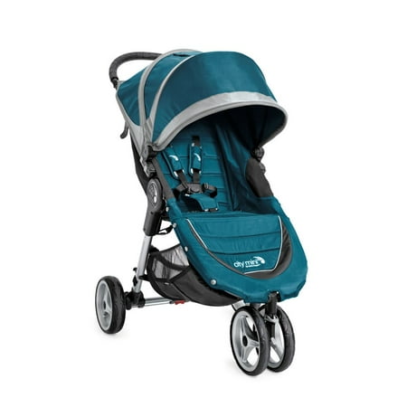 2008 Single Stroller - Baby Jogger 2016 City Mini 3W Single Stroller - Teal/Gray