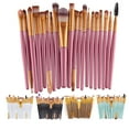 thumbnail image 1 of mtvxesu 20 Pcs Makeup Brush Set Tools Make-up Toiletry Kit Wool Make Up Brush Set Sale, 1 of 6