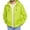 Fluorescent Green, variant on Men's UPF 50+ Sun Protection Jacket, Lightweight Hooded Windbreaker with Zip Pockets, Breathable Outdoor Performance Gear for Fishing, Hiking, Running