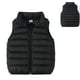 thumbnail image 2 of Gibobby Chamarra de forro polar para niños y niñasChaleco unisex para bebé, chaqueta sin mangas con cremallera y cuello levantado para invierno y otoño(Negro, 3-4 Años), 2 of 5