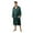 Dark Green, variant on Vulcanodon Men’s Satin Robe Lightweight,Men's Luxurious Silk Kimono Bathrobe（Black, Large-X-Large）