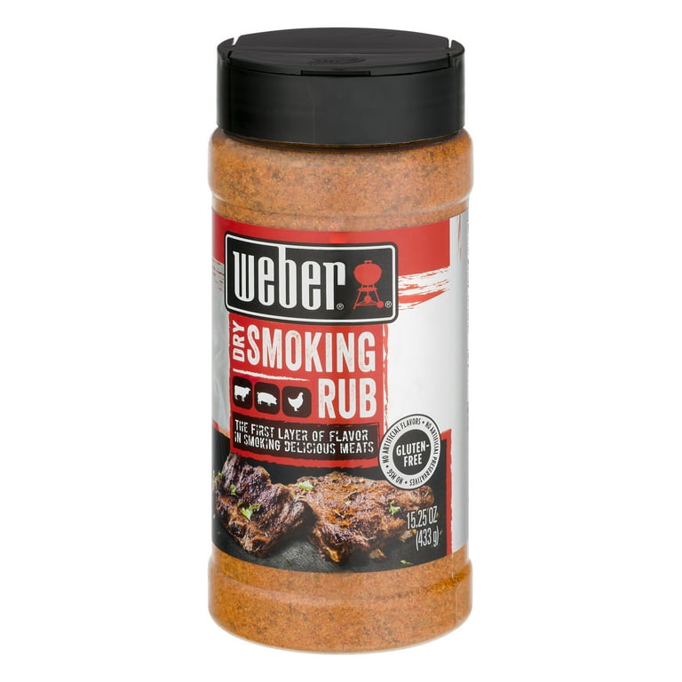 Pick 2 Weber Grill Dry Rub for Smoking & Barbecue 12 oz - 15 oz