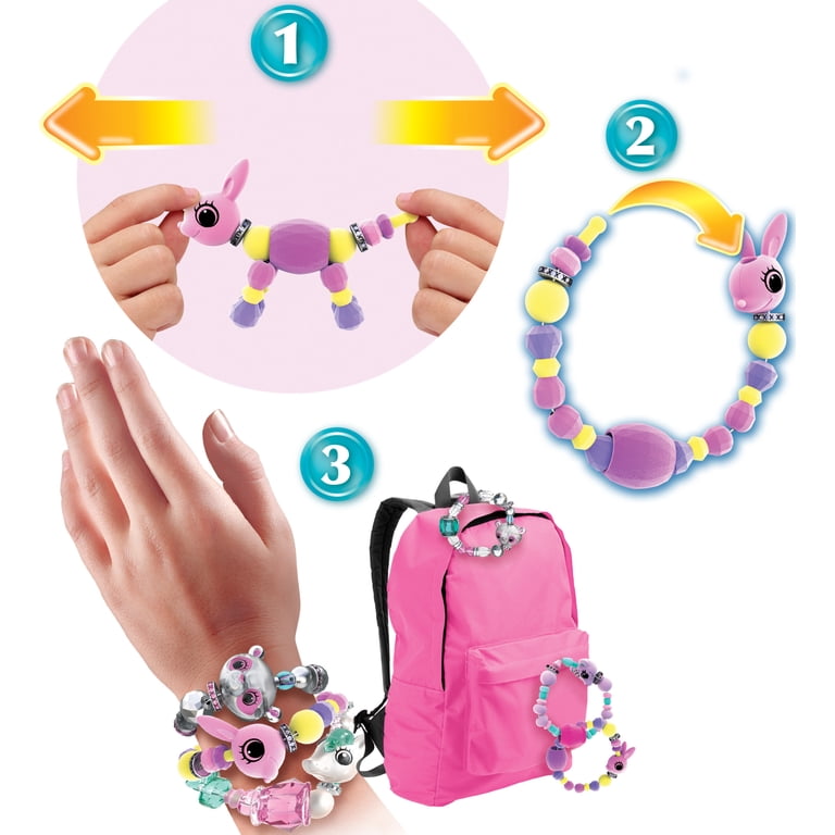 Twisty Girlz, Série 2, Poupée à transformer en bracelet à collectionner Sterla avec Twisty Petz