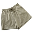 thumbnail image 7 of TRUBKH shorts for women athletic shorts for women cotton shorts for woman womens shorts casual bermuda shorts for women Army Green L, 7 of 7
