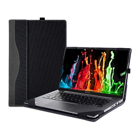 Cover Case for 15.6 inch ASUS VivoBook Pro 15 OLED Laptop& for Vivobook 15X /S15 Series & for ASUS X515 M515 D515 F515,Detachable PU Leather Protective Sleeve Bag Accessories