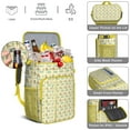 thumbnail image 5 of Travel Cooler Bag - LightYellow Cartoon Dinosaurs Small Dinosaurs Pattern Camping Beer Cooler Backpack with Bottle Opener- Waterproof Insulated Picnic Backpacks - Cooler Bag for Beach, 5 of 6