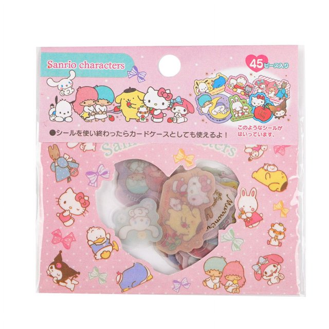 45 Unidades De Pegatinas De Hello Kitty/Melody/DIY