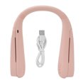 thumbnail image 2 of Bladeless USB Charging Neck Fan, Adjustable Speeds, Wearable, Portable Hanging Neck Fan For Outdoor With Convenient Charging, Comfortable Use, 2 of 8