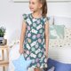 thumbnail image 4 of Fotbe Cute Rabbit Easter Vestido de Dormir para Niñas de 3 a 10 Años, Mangas Cortas, Estilo Princesa, Pijama Camisón con Mangas Voladas-Small, 4 of 6