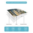 thumbnail image 4 of Twin XL Quilt Bedding Set, Coastal Pumpkins Reversible Summer Quilt 3 Pieces, Fall Vintage Nautical Starfish Wood Grain Lightweight Bedspreads Coverlets with 2 Pillow Shams for All Seasons, 4 of 5