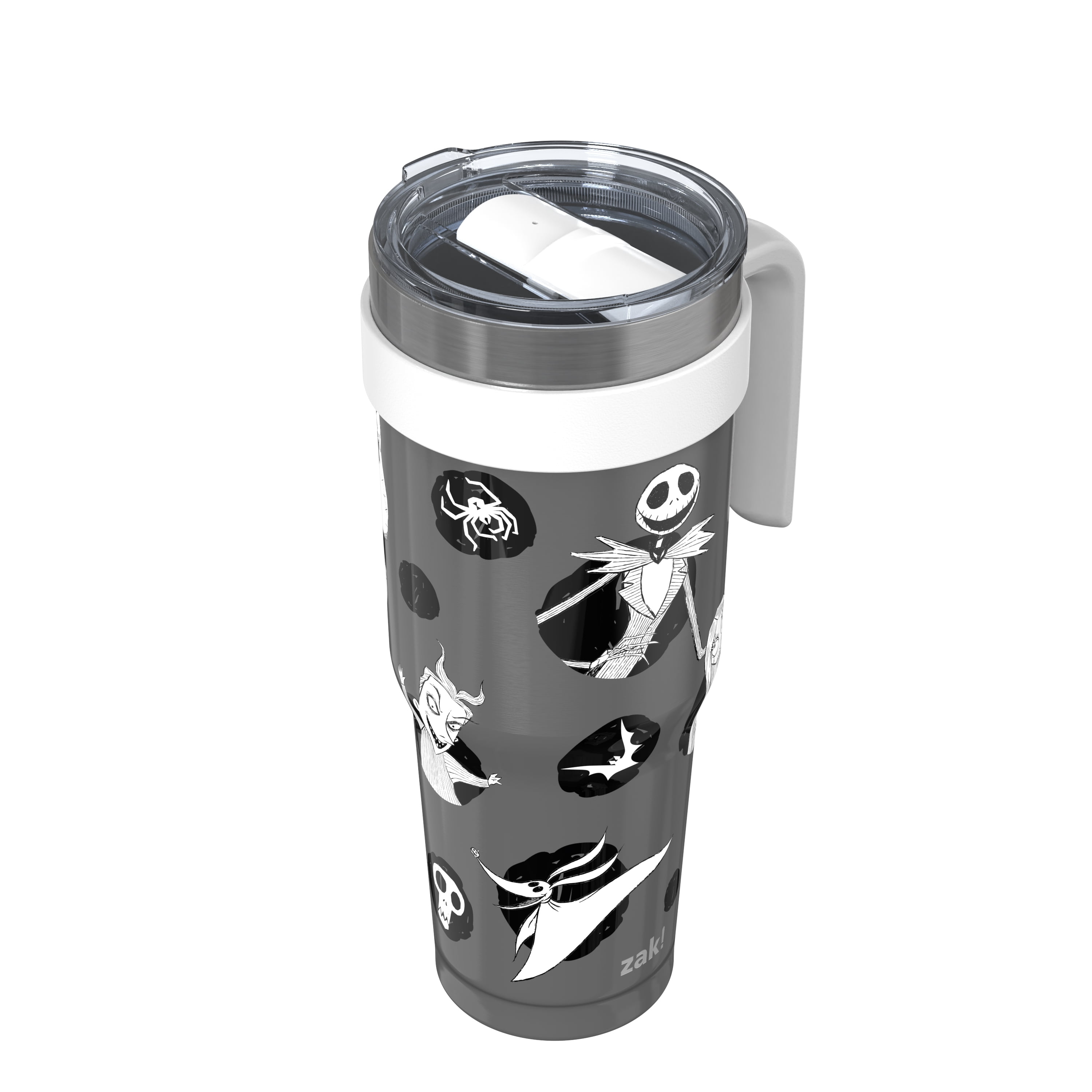 Zak Designs 40oz Wicked Halloween Straw Handle Tumbler, Double